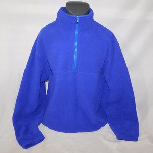 Black Canyon Mens 2XL Royal Blue / Purple 1/4 Zip Fleece NEW w Tag